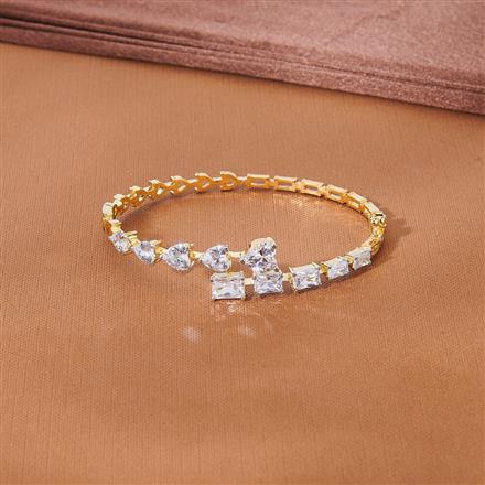 Cz Classic Kada With 2 Tone Plating