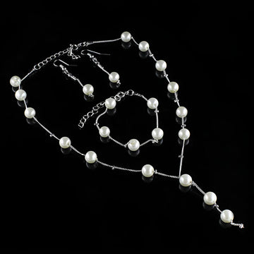 Elegant Pearl Jewelry Set
