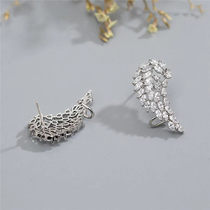 Sparkling Angel Wing Ear Cuff