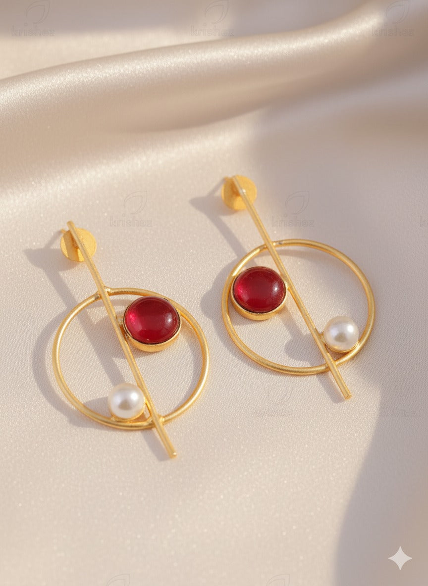 Galaxy Gold Stud Earring