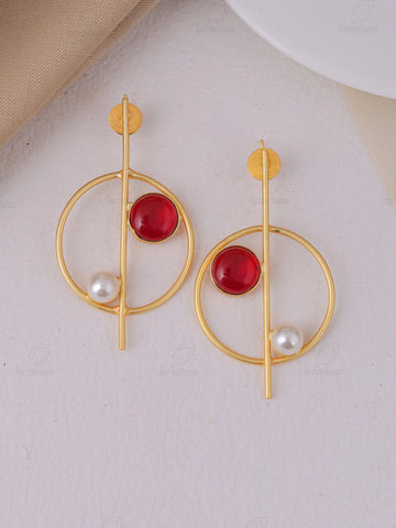 Galaxy Gold Stud Earring