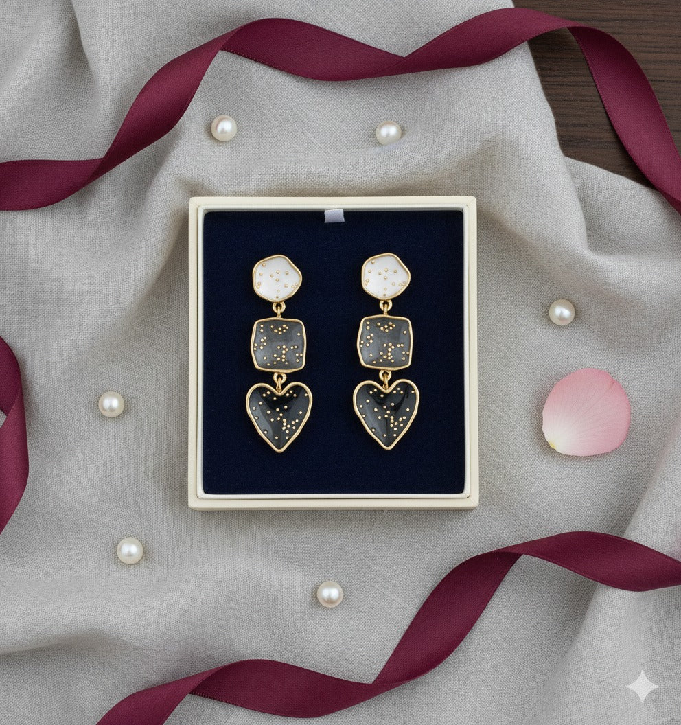 Pastel Romance Triple Drop Earring