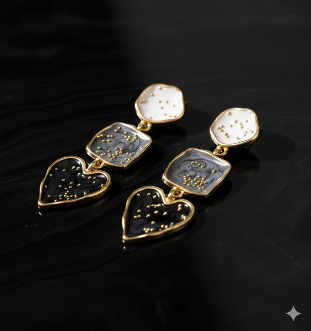 Pastel Romance Triple Drop Earring