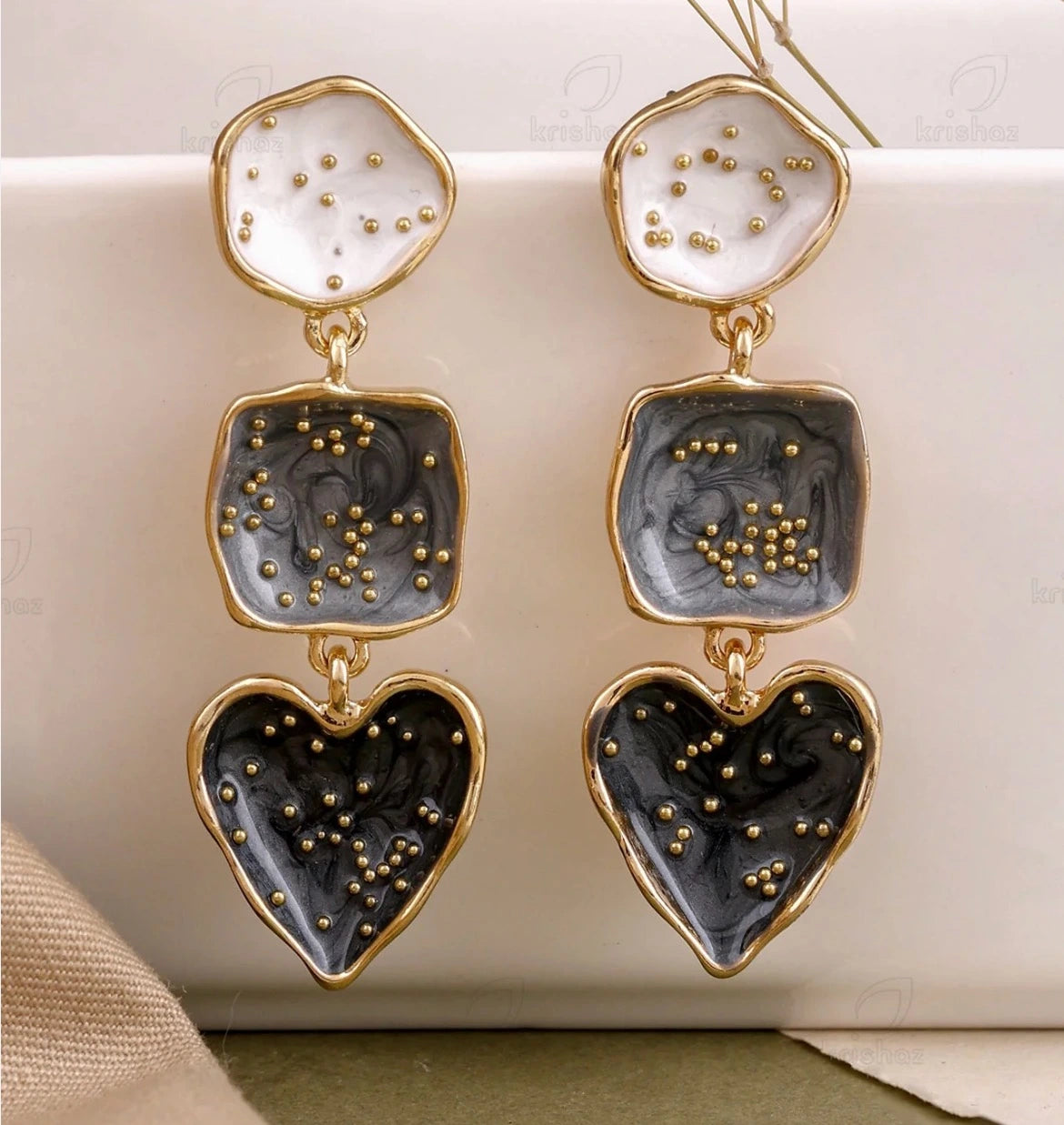 Pastel Romance Triple Drop Earring