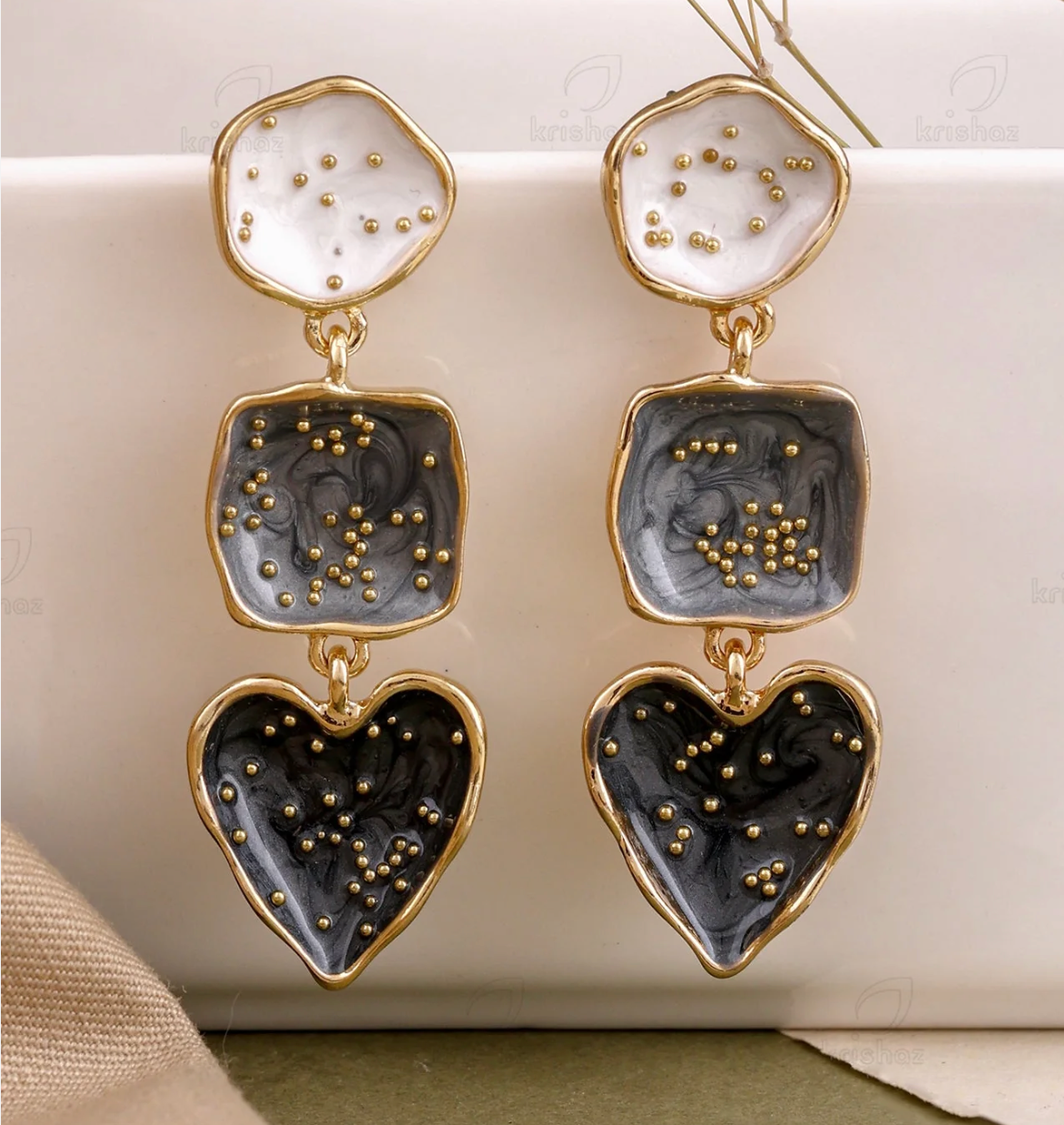 Pastel Romance Triple Drop Earring