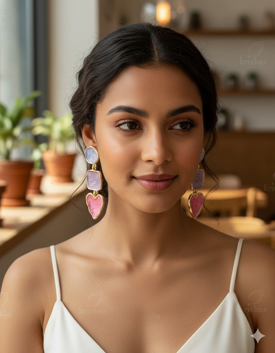 Pastel Romance Triple Drop Earring