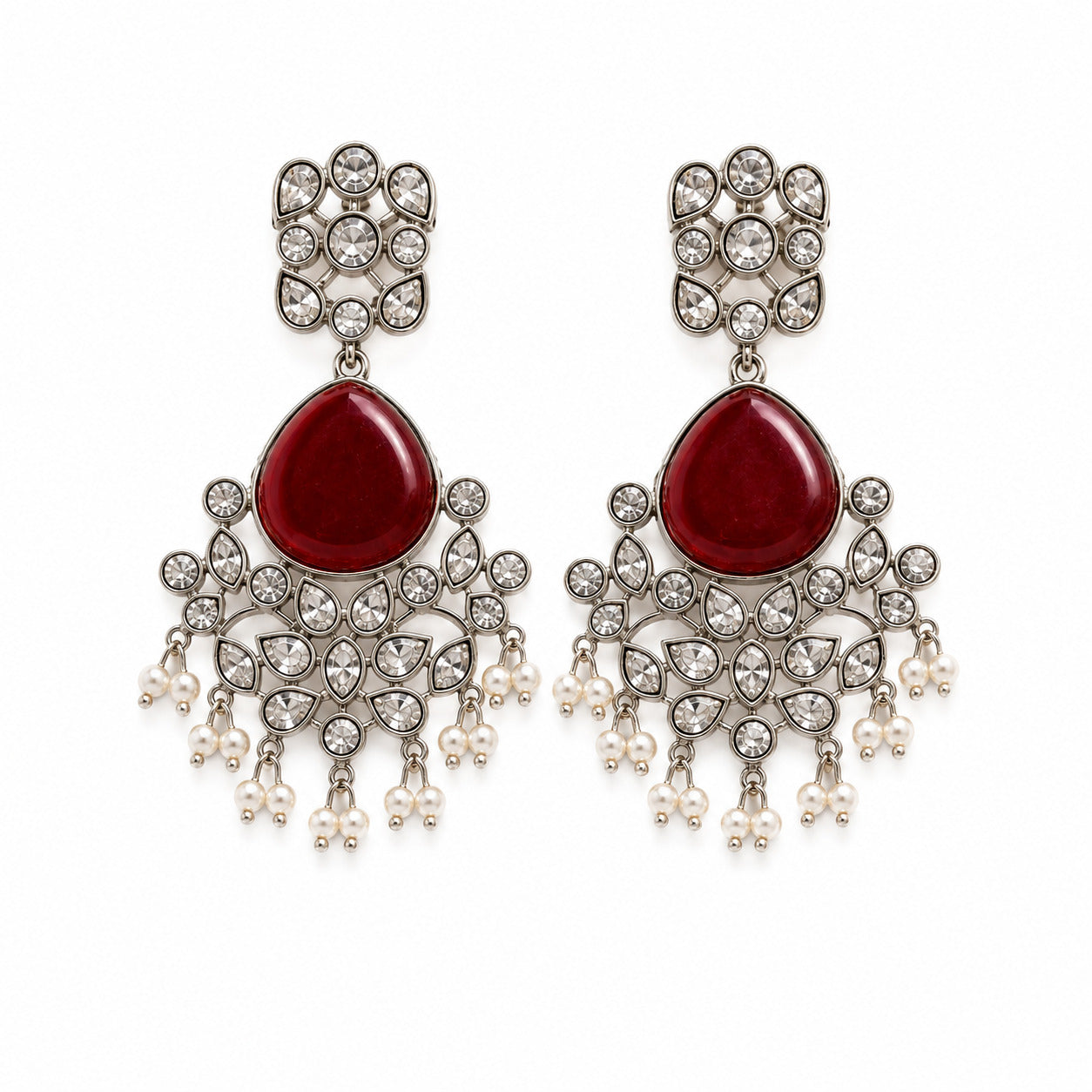 Traditional Polki Bridal Earring